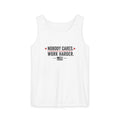 Nobody Cares. Work Harder. Tank Top — Motivational Patriotic Fitness Shirt