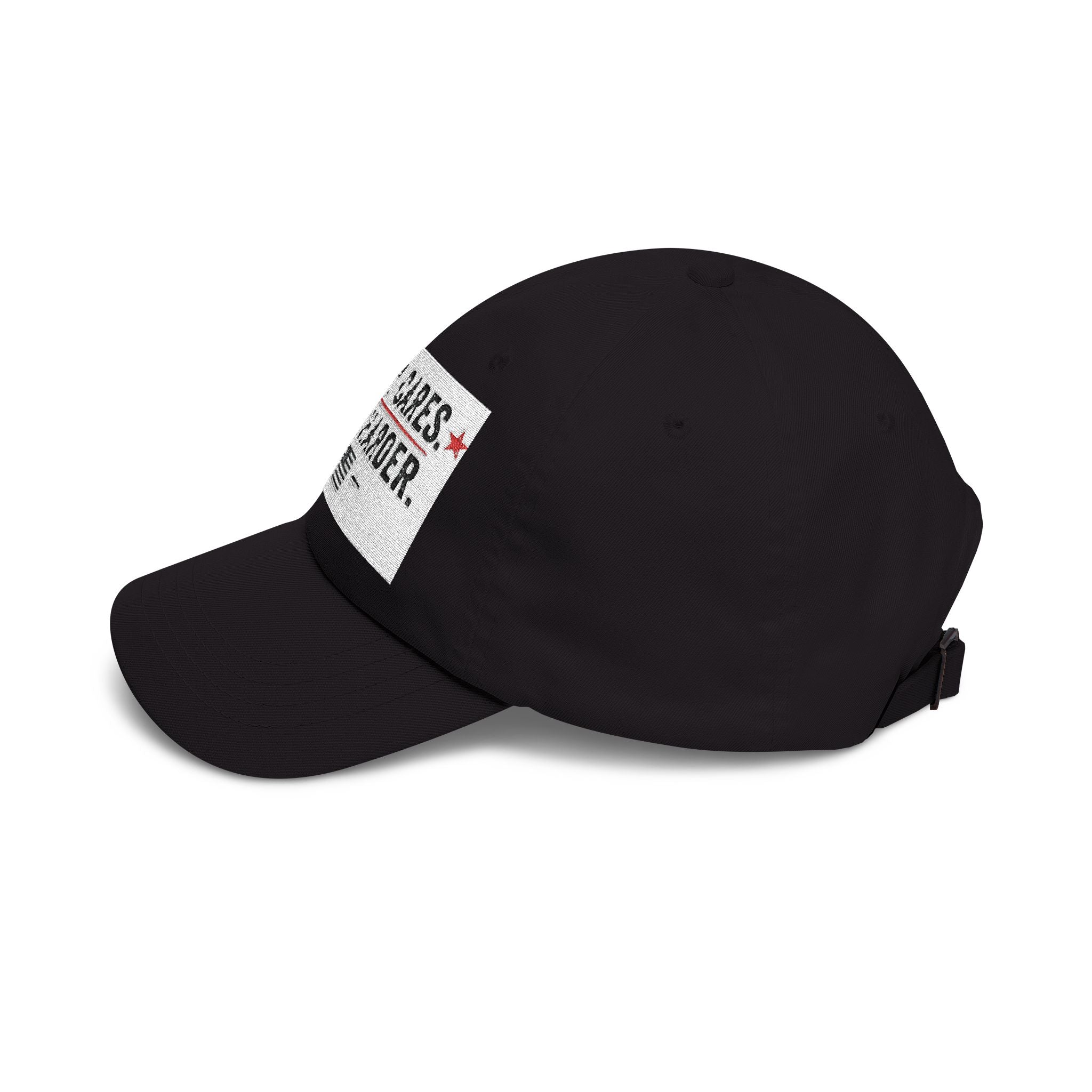 Nobody Cares. Work Harder. Dad Cap — Motivational Embroidered Baseball Hat